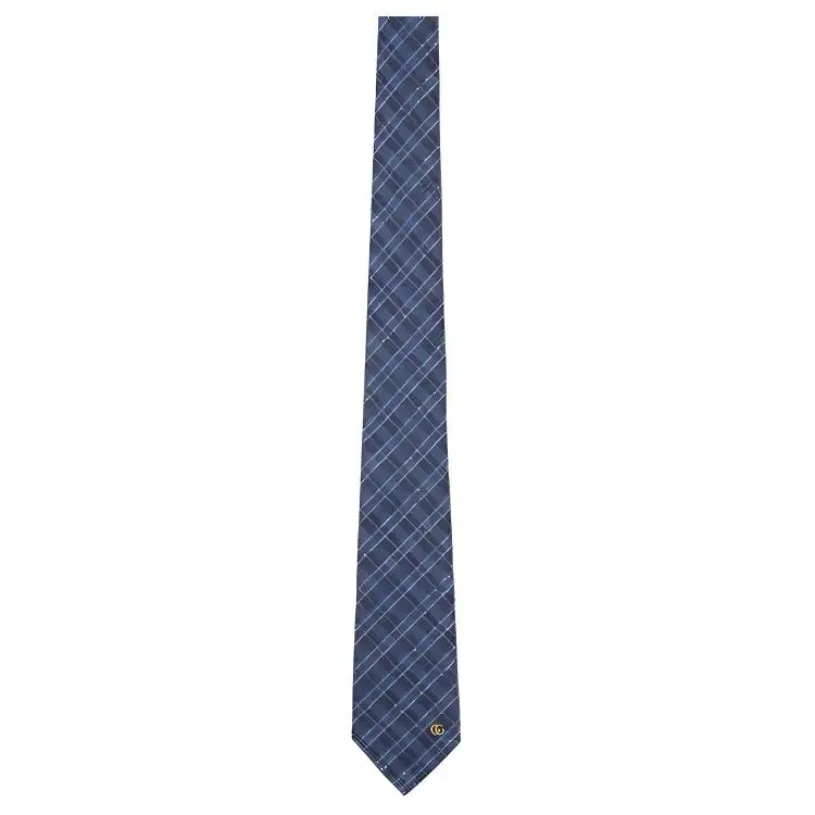 GUCCI Silk wool Blend Ties Men's Blue