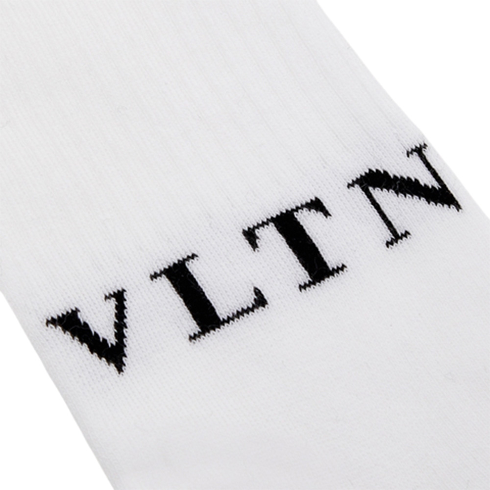 Valentino Crew Socks Men’s White
