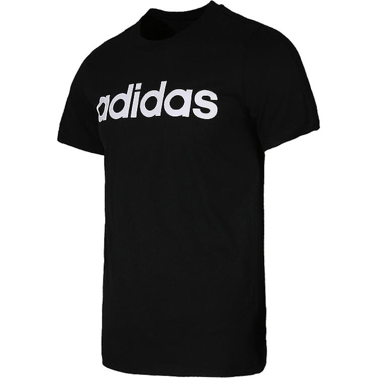 Мужская футболка adidas adidasTYB LIN (черные) — фото 3