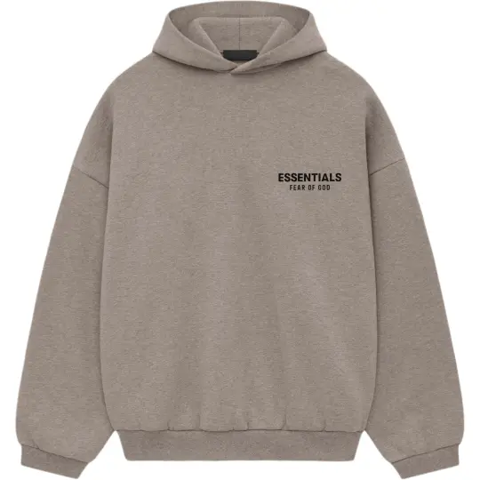 Fear of God Essentials Fleece Hoodie (FW24) Heather Gray