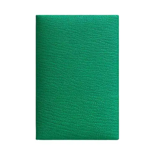 HERMES Calvi Mysore Goat Skin Wallet, Coin Purse, Card Holder Women's Mint Green