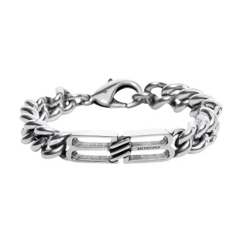 Balenciaga Bracciale a catena Bb Icon