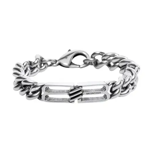 Balenciaga Bracciale a catena Bb Icon