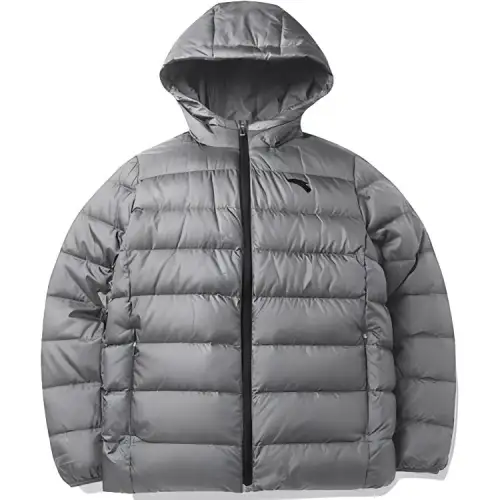 Anta Variety Training Collection Down Jacket Men's Steel Gray