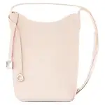 Loro Piana Grain Calfskin One Shoulder Crossbody Cell Phone Pouch Women's Candoria Marble