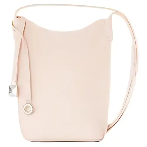 Loro Piana Grain Calfskin One Shoulder Crossbody Cell Phone Pouch Women's Candoria Marble