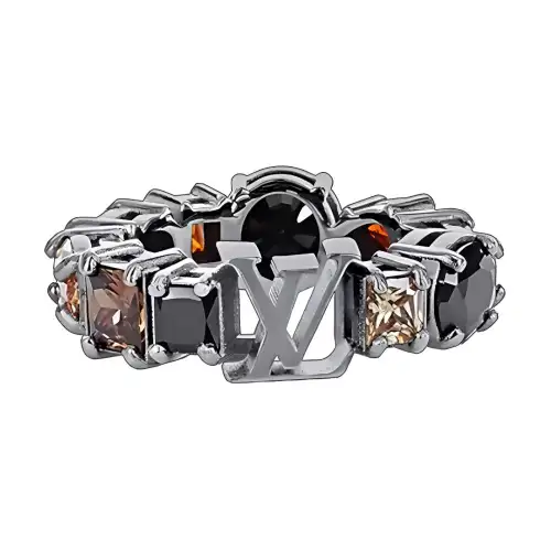 LOUIS VUITTON Rings Men's Black
