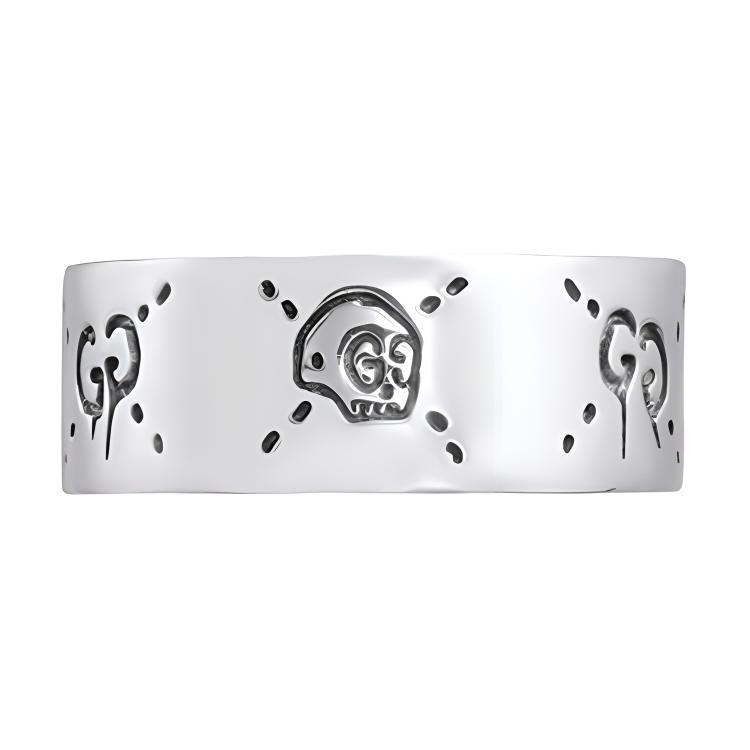 GUCCI Ghost Skull Ring Silver