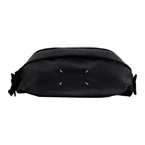 Maison Margiela Nylon One Shoulder Crossbody Fanny Pack Unisex Black