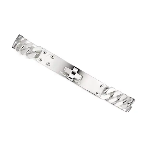 HERMES Kelly Silver Bracelets Women's