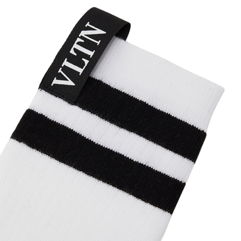 Valentino Crew Socks Men’s White
