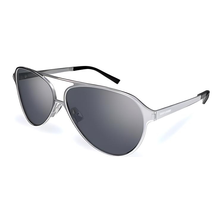 Очки SAINT LAURENT SL734-003 (серебристо-серые)