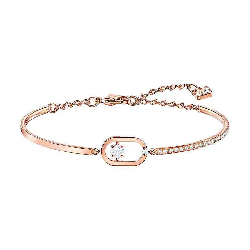 Swarovski Sparkling Dance Bracelets Women's Rose Gold