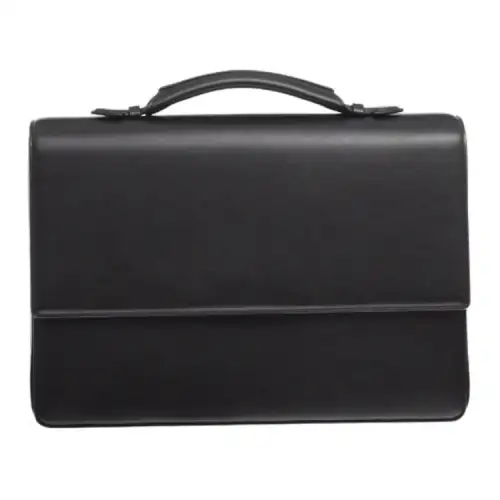CARTIER Calfskin Briefcase, Handbag Men's Black