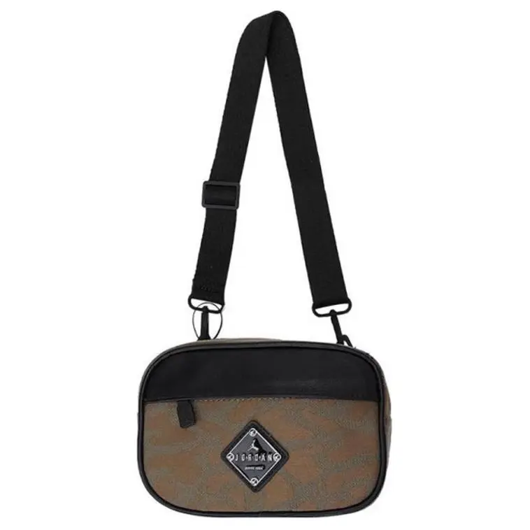 Jordan Polyester Shoulder Bag, Crossbody Bag Regular Men's Brown