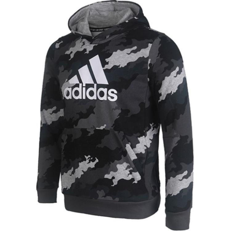 Мужское худи adidas YB MH BOS PO (серое)