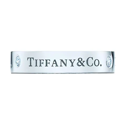TIFFANY & CO. Platinum Diamond Rings Women's