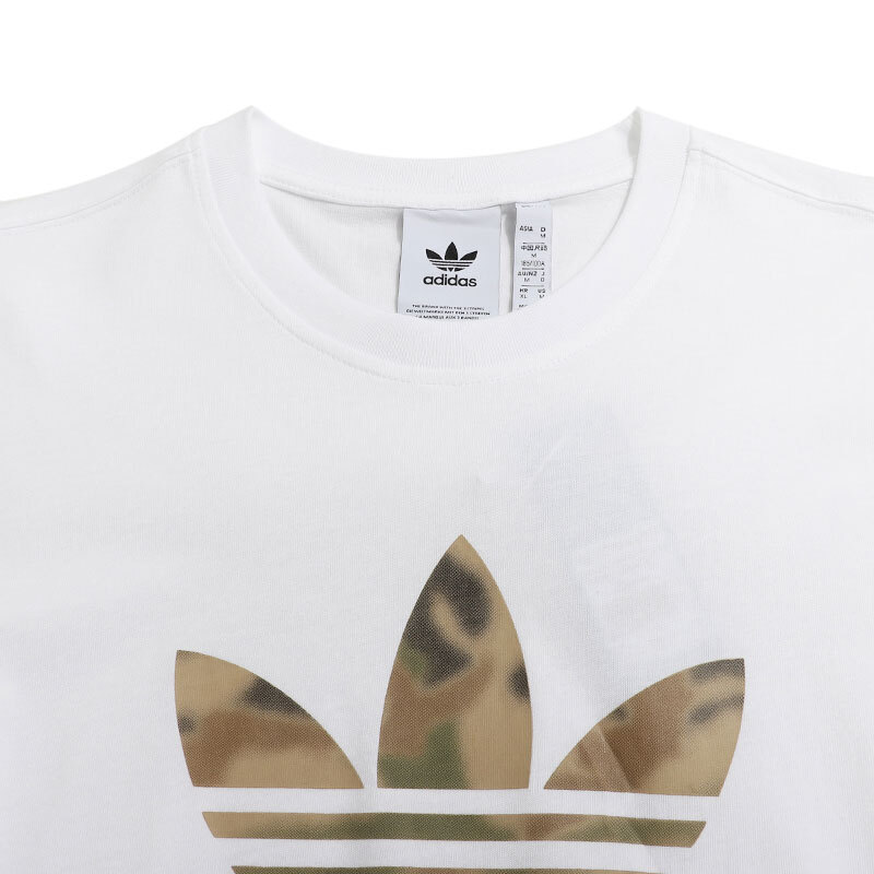 Мужская футболка adidas Camo Logo (белая) — фото 6