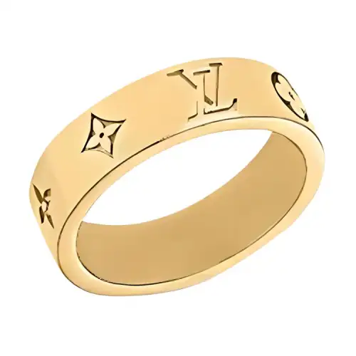 LOUIS VUITTON Lv Mosaic Thin Ring