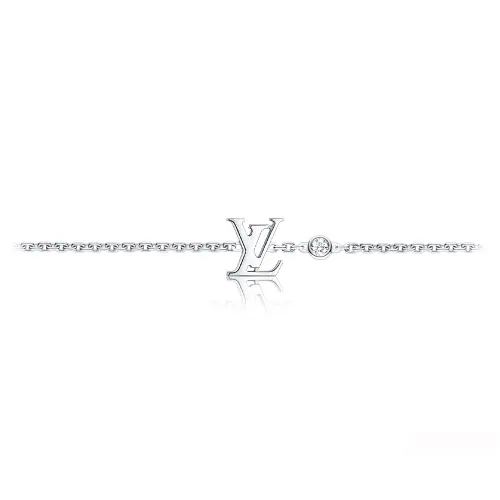 LOUIS VUITTON Idylle Blossom Lv Bracelet White Gold And Diamond