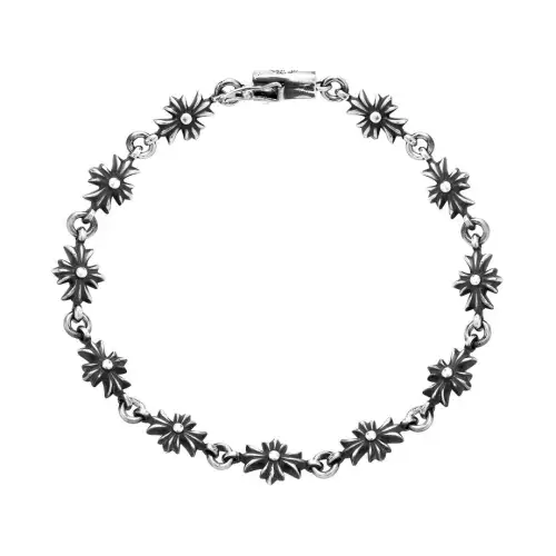 Chrome Hearts 925 Sterling Silver Bracelets Unisex Silver