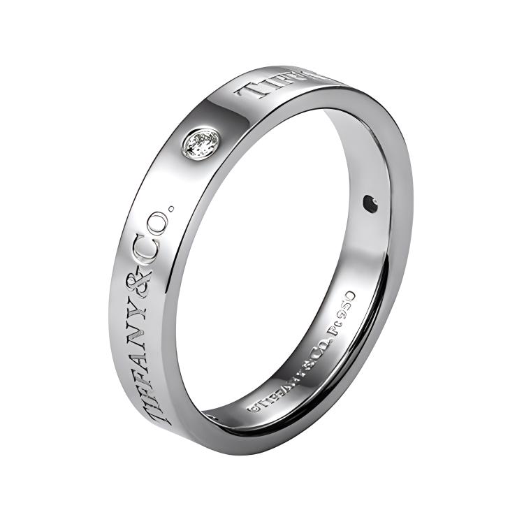 Женское кольцо TIFFANY & CO. (серебристое) — фото 3