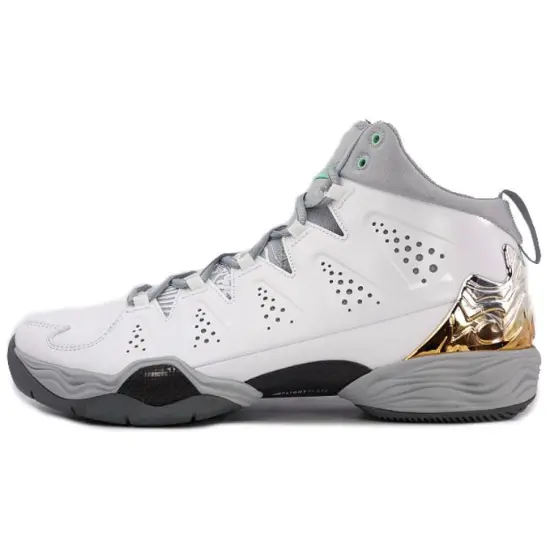JORDAN Melo M10 White Green Glow Wolf Grey
