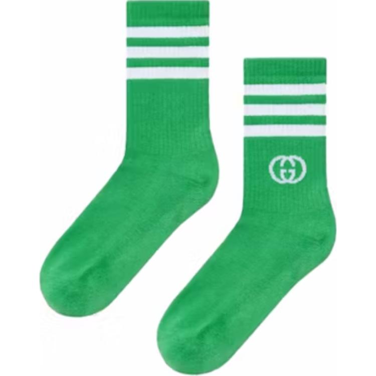 GUCCI x Adidas Crew Socks Unisex 1 Pack Green