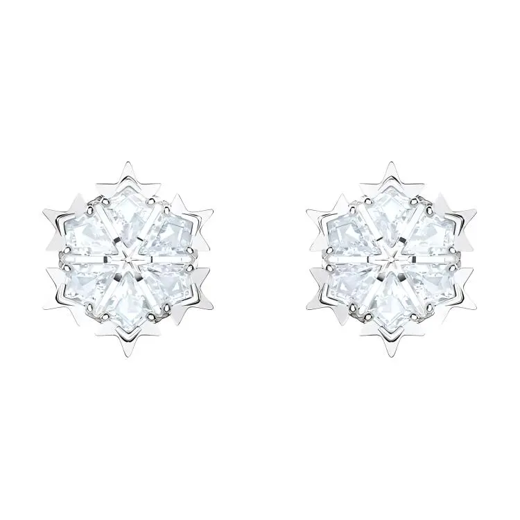 Swarovski Magic Rhodium plated Earrings Women's White