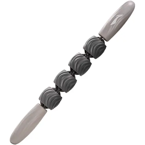 LiNing Li Ning Slim Calf Meridian Unblocking Muscle Massage Relaxation Yoga Training Equipment Solid Foam Roller Yoga Fitness Massage Body Shaping Rehabilitation PP Iron 40cm