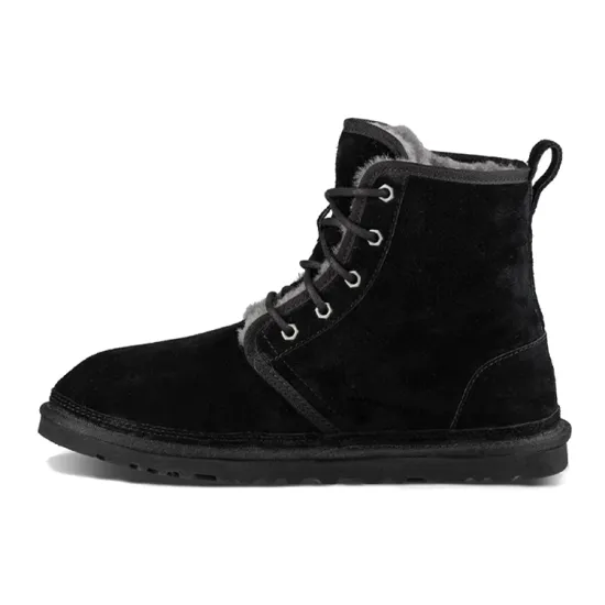 UGG Harkley Fleece Lined Snow Boots Black