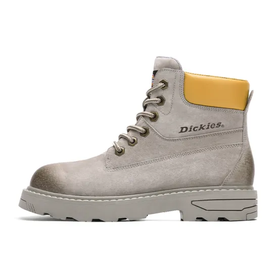 Dickies Martin Boots Women's Gray Yellow Pink
