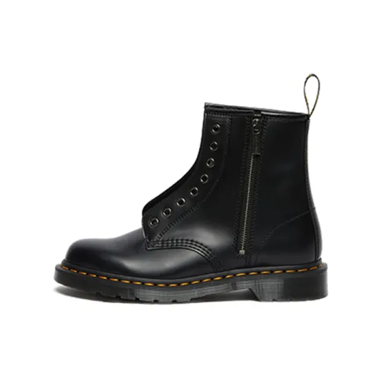 Dr.Martens Dr.Martens 1460 Elastic Smooth Leather Lace Up Boots 'Black'