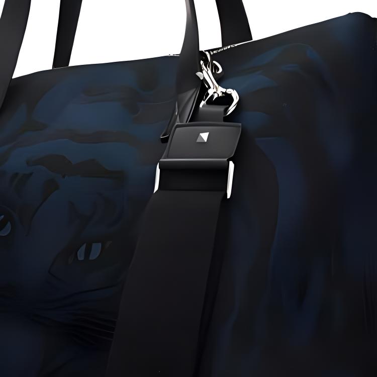 Мужская сумка Valentino (черно-синяя) — фото 4