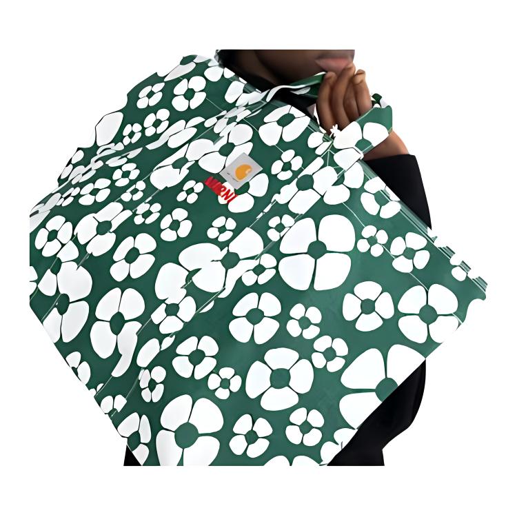 Женская сумка Carhartt WIP x MARNI Tote (зелено-белая) — фото 5