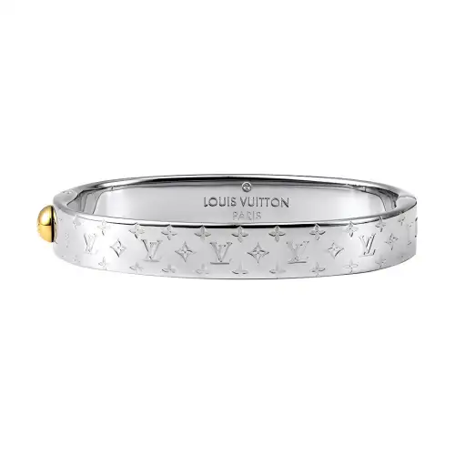 LOUIS VUITTON Bracelet Nanogram Cuff Monogram S