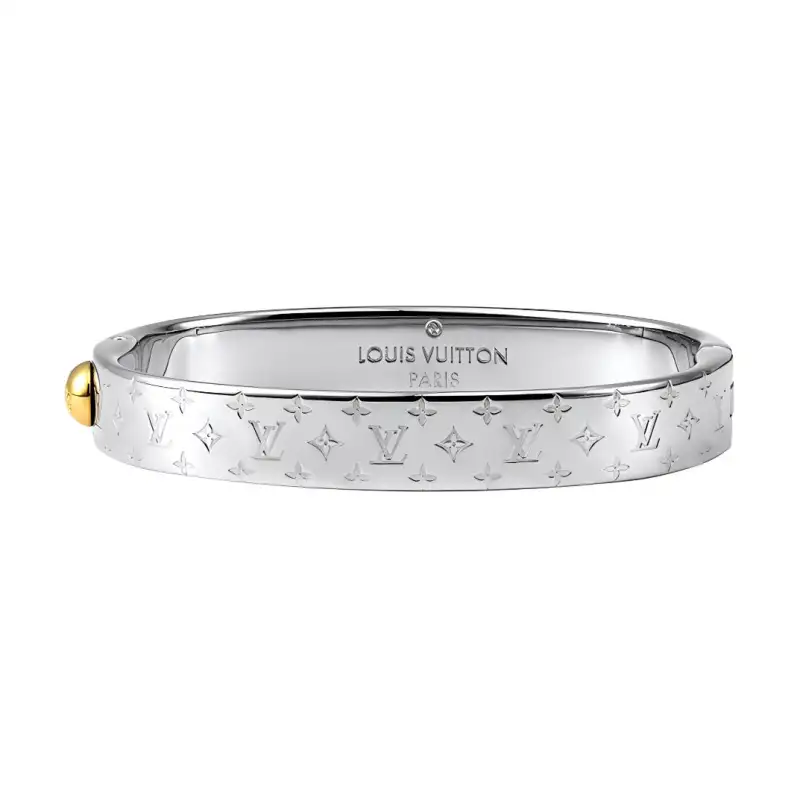 LOUIS VUITTON Bracelet Nanogram Cuff Monogram S
