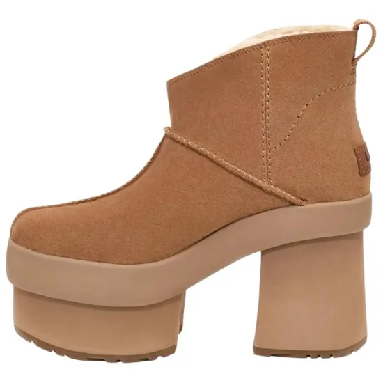 UGG New Heights Platform Mini Boot Chestnut Women's