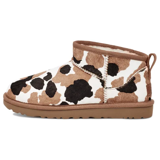 UGG Classic Ultra Mini Boot Cow Print Women's
