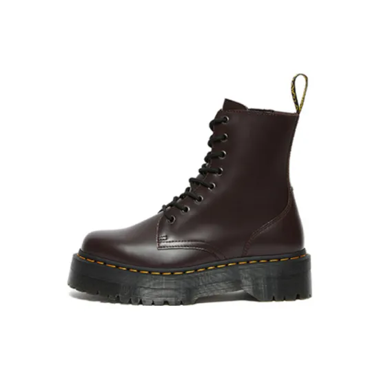 Dr.Martens Jadon Boot Smooth Leather Platforms 'Burgundy'