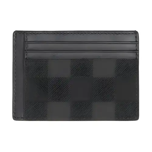 Burberry Leather Wallet Men's Gray
