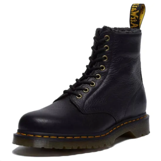 Dr.Martens 1460 Faux Fur Lined Boot Black