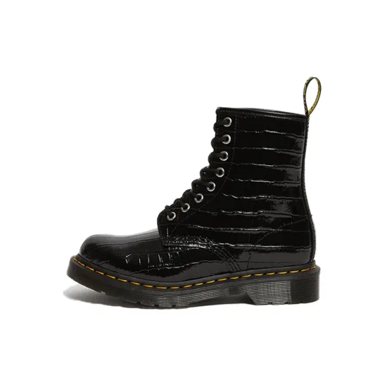 Dr.Martens 1460 Patent Leather Crocodile Print Women's