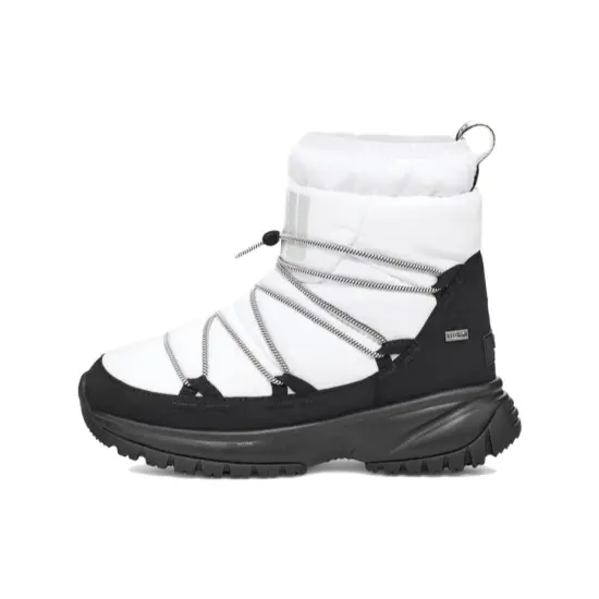 UGG Yose Puffer Mid 'White Black' Women's