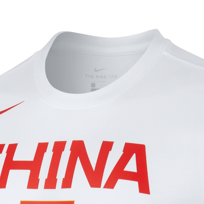Мужская футболка Nike Dri-Fit T (белая) — фото 3