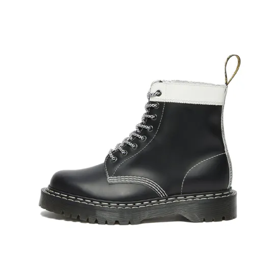 Dr.Martens 1460 Pascal Bex Leather Contrast Lace Up Boots 'Black'