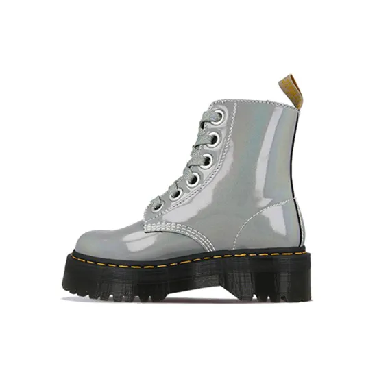 Dr.Martens Martin Boots Women's Silver