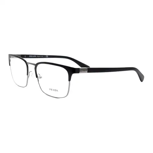 PRADA Square Eyeglass Frames Men's