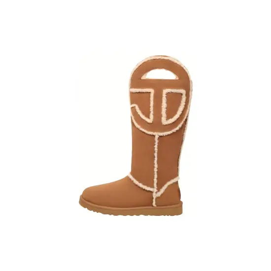 UGG X Telfar Logo Tall Chestnut