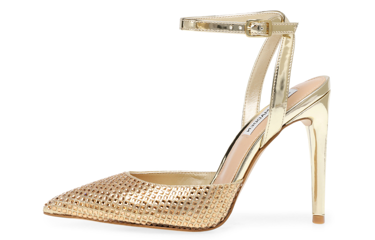 STEVE MADDEN /Simeiden Ткань 1 слово Режим с застежкой Подробный каблук на высоком каблуке Обувь 10,5 см женский